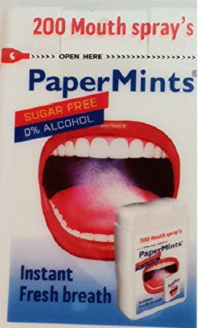 Papermints Cool Caps Mouth Spray Για Τη Κακοσμία 12ml
