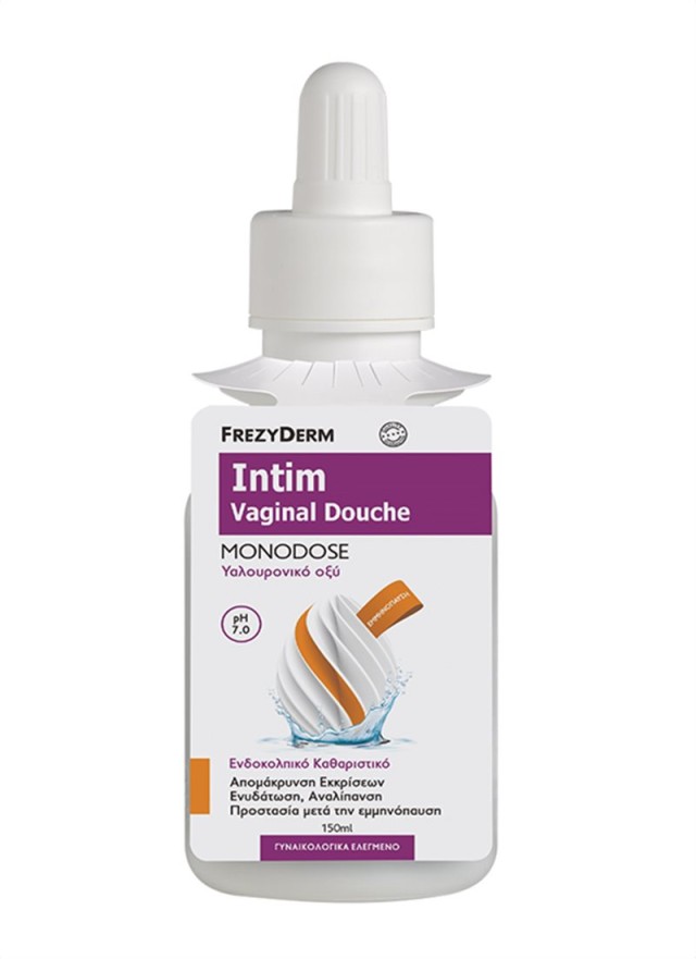 Frezyderm Intim Vaginal Douche Monodose pH7.0 Υαλουρονικό Οξύ Ενδοκολπ …