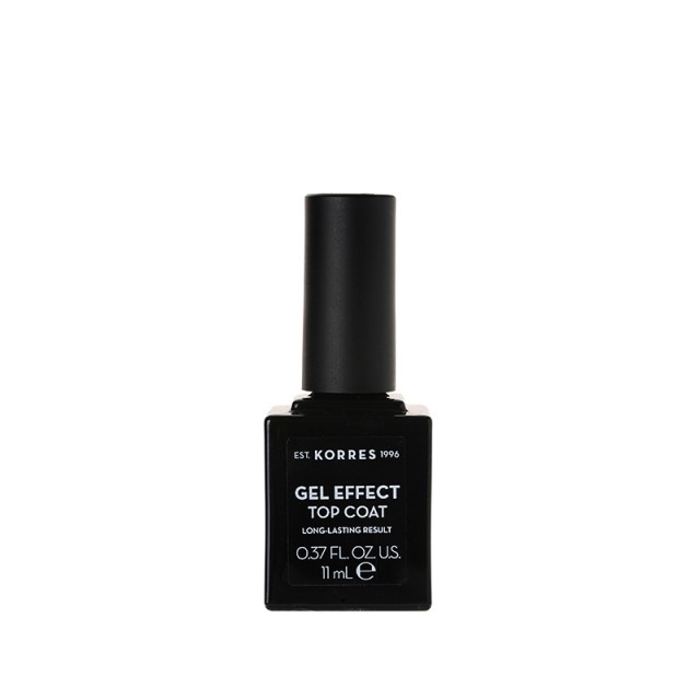 Korres Βερνίκι Νυχιών Gel Effect Nail Colour Top Coat, 11ml