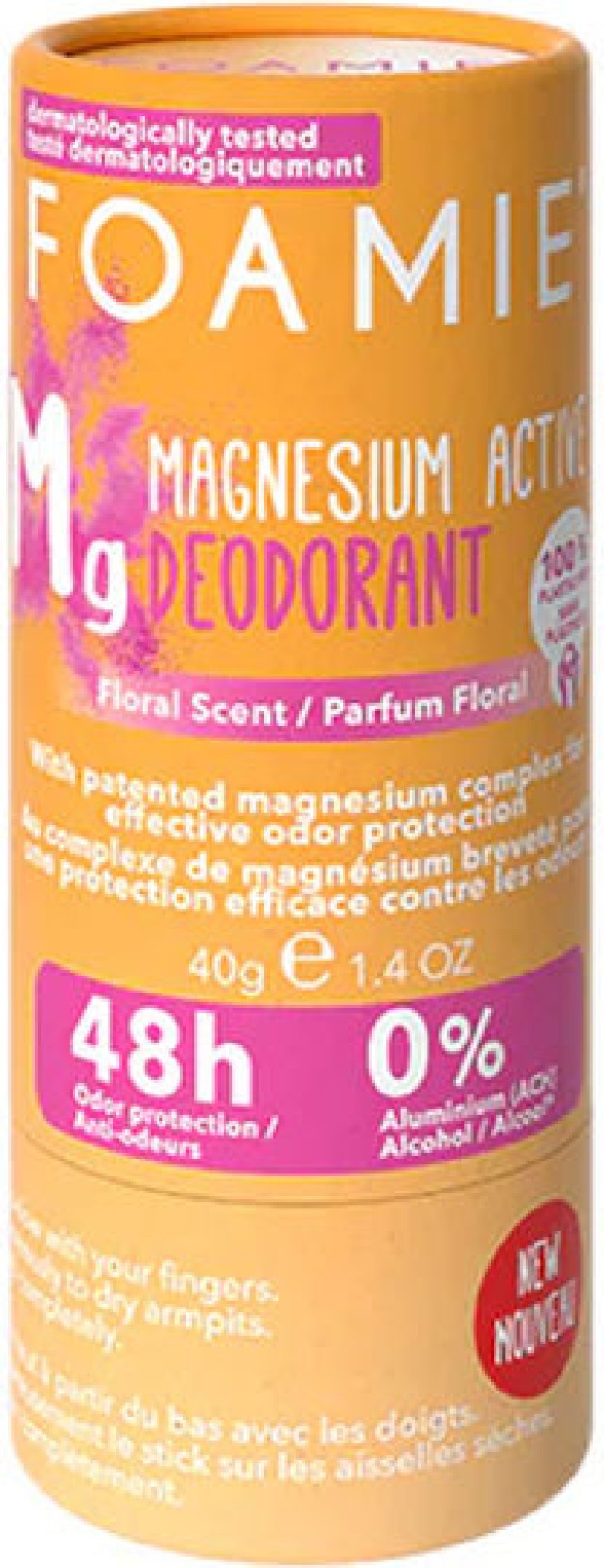 Foamie Solid Deodorant Floral Scent Στέρεο Αποσμητικό Στικ με 48ωρη Απ …