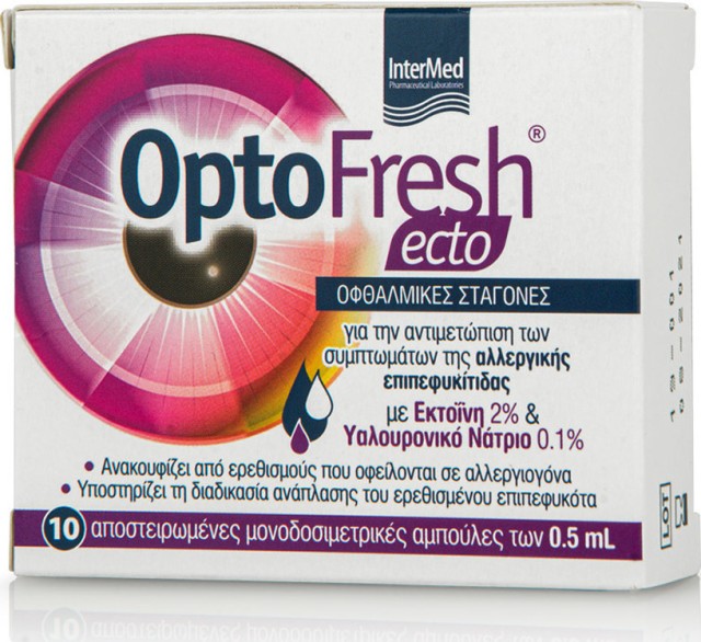 Intermed Optofresh Ecto Eye Drops Οφθαλμικές Σταγόνες Κατά Της Επιπεφυ &hellip;