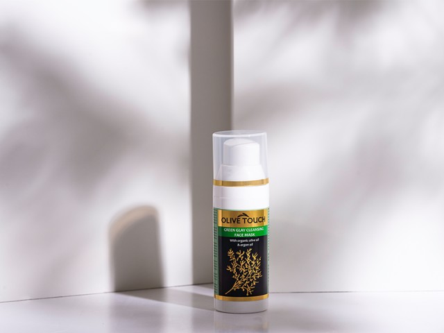 Olive Touch Green Clay Cleansing Face Mask Καθαριστική Μάσκα Προσώπου …