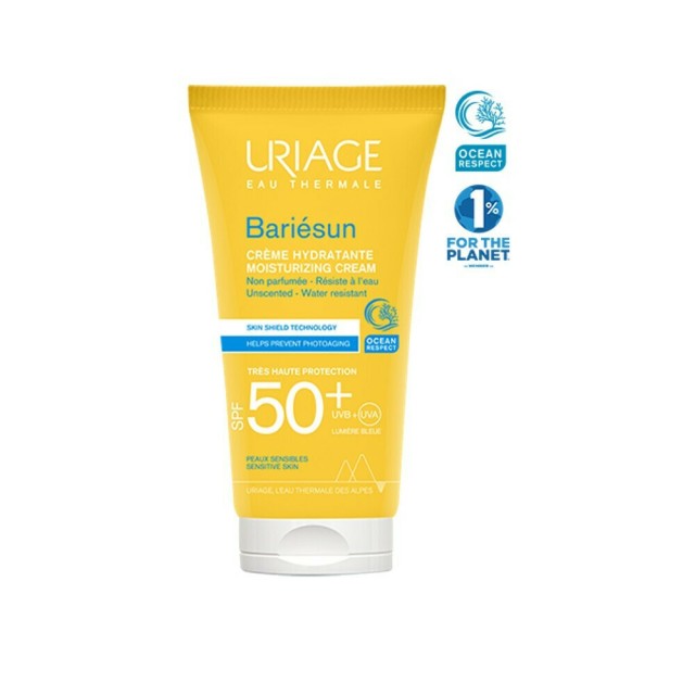 Uriage Bariesun Unscented Moisturizing Cream SPF50+ Αντηλιακή Κρέμα Προσώπου Χωρίς Χρώμα 50ml