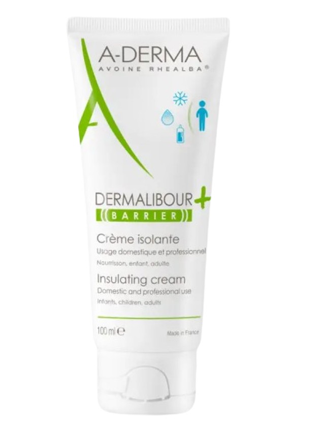 A-Derma Dermalibour+ Barrier Cream Καταπραϋντική Κρέμα Φραγμού για Πρόσωπο - Σώμα 100ml