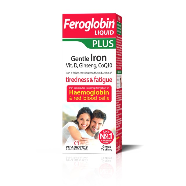 Vitabiotics Feroglobin Liquid Plus Σίδηρος σε Υγρή Μορφή για Ενήλικες … Vitabiotics Feroglobin Liquid Plus Σίδηρος σε Υγρή Μορφή για Ενήλικες …