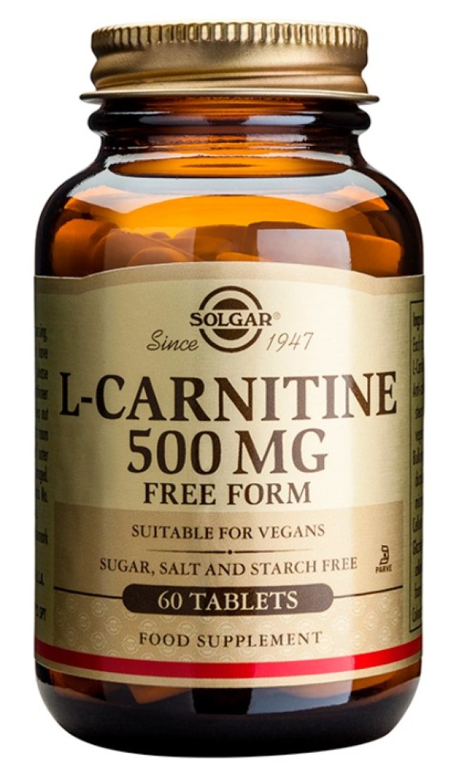 Solgar L-Carnitine 500mg Συμπλήρωμα Διατροφής L- Καρνιτίνης 30 Ταμπλέτ &hellip;