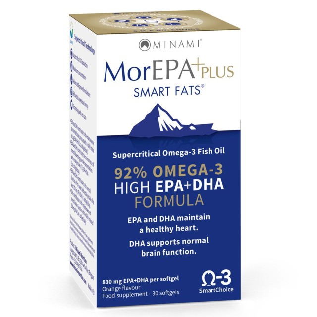 AM HEALTH MorEPA+ Plus Συμπλήρωμα Ω3 30 Κάψουλες