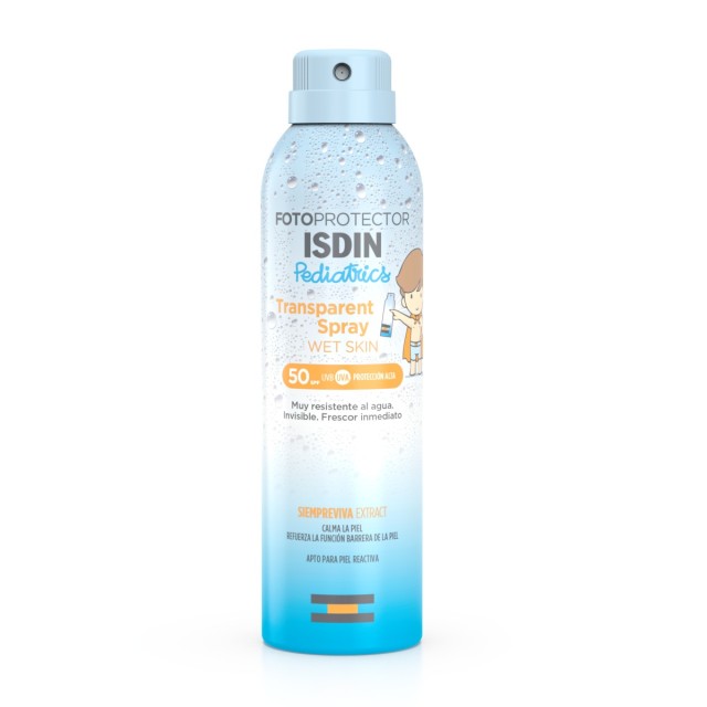 Isdin Fotoprotector Pediatrics Transparent Wet Skin SPF50 Παιδικό Αντη … Isdin Fotoprotector Pediatrics Transparent Wet Skin SPF50 Παιδικό Αντη …