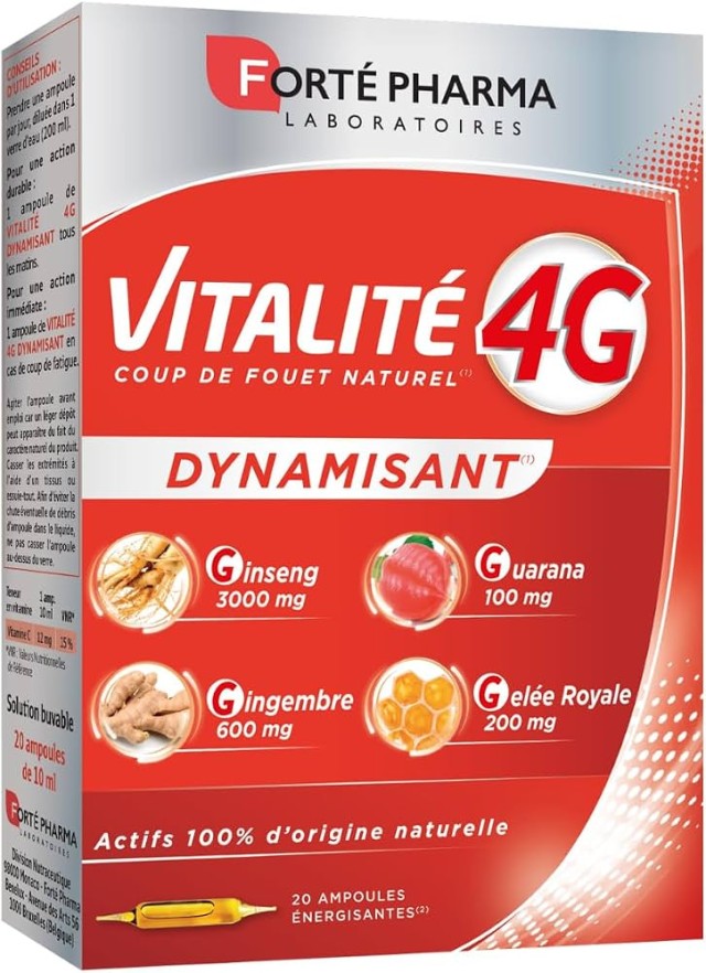 Forte Pharma Energy Vitalite 4G Συμπλήρωμα Για Τόνωση - Ενέργεια 20 … Forte Pharma Energy Vitalite 4G Συμπλήρωμα Για Τόνωση - Ενέργεια 20 …