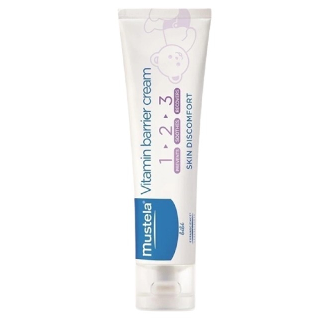 MUSTELA Vitamin Barrier Cream 1-2-3.Κρέμα για  αλλαγή πάνας- Σύγκαμα 1 …