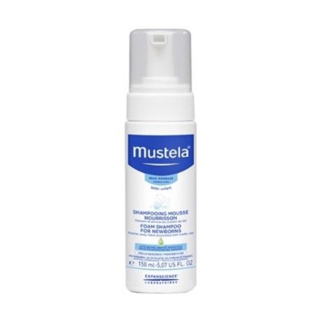 Mustela Bebe Shampooing Mousse Nourrisson Σαμπουάν σε μορφή αφρού για &hellip;