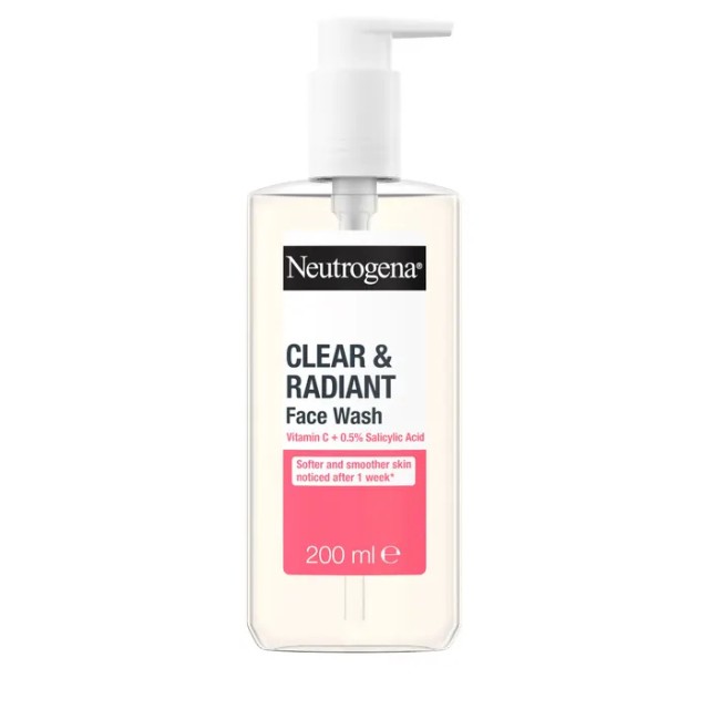Neutrogena Clear & Radiant Face Wash Καθαριστικό Προσώπου με Βιταμίνη &hellip;