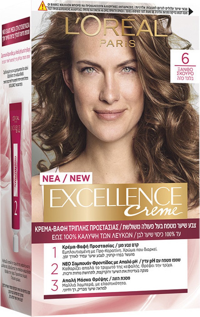 LOreal Paris Excellence Cream No 6 Ξανθό Σκούρο 48ml