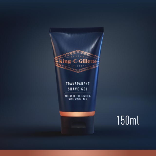 Gillette King C. Gillette Men’s Transparent Shaving Gel Ανδρικό Διάφαν …