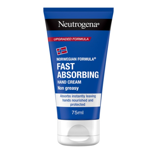 Neutrogena® Fast Absorving Κρέμα Χεριών Άμεσης Απορρόφησης 75ml Neutrogena® Fast Absorving Κρέμα Χεριών Άμεσης Απορρόφησης 75ml