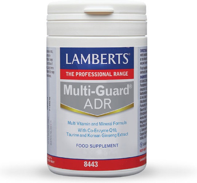 Lamberts Multi Guard ADR Πολυβιταμίνη Υψηλής Ισχύος με Q10, Ταυρίνη & …