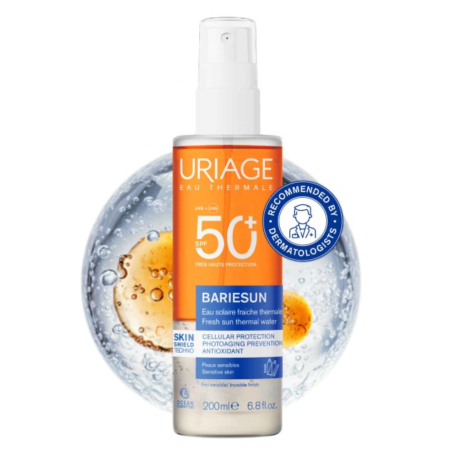Uriage Bariésun SPF50+ Fresh Sun Water Αντηλιακό Διφασικό Έλαιο Σώματο &hellip;