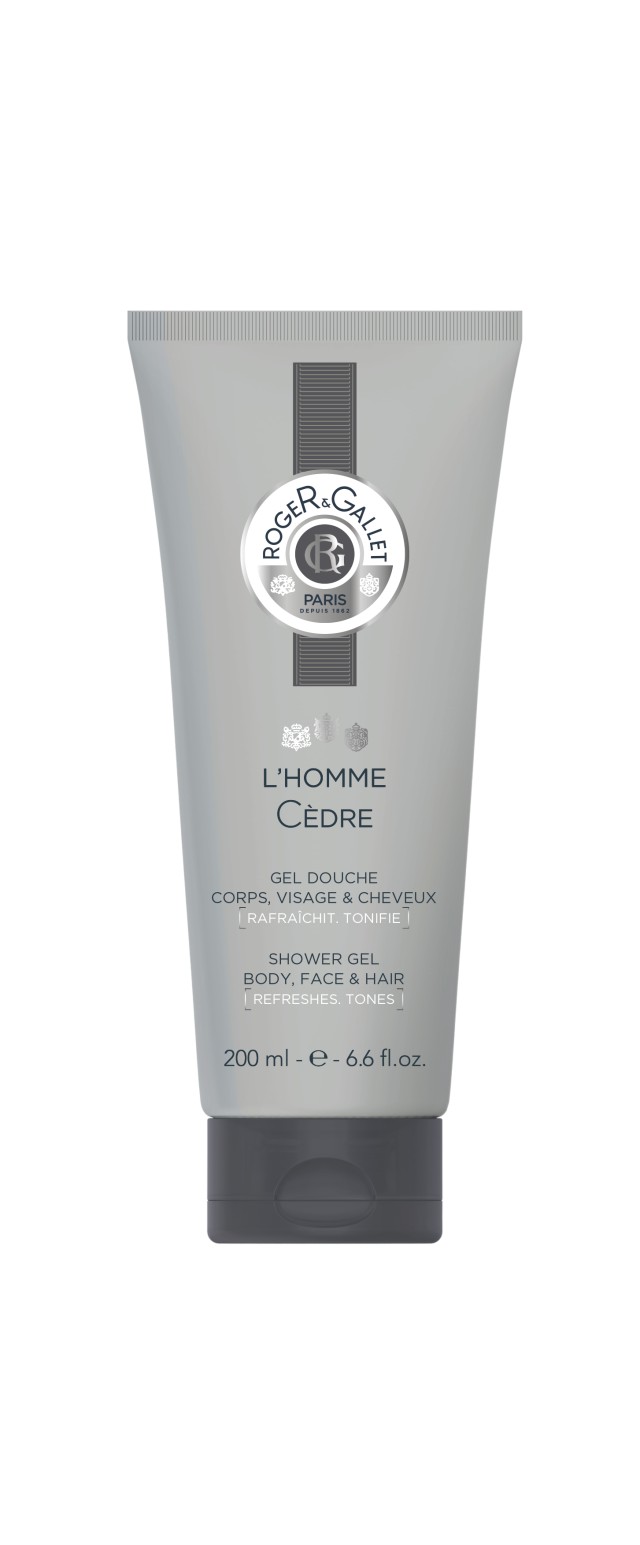 Roger & Gallet L' Homme Cedre Shower Gel Douche Ανδρικό για Περιποίηση Μαλλιών και Σώματος 200ml