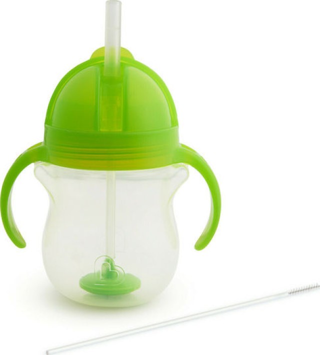 Munchkin Tip & Sip Cup Πράσινο Εκπαιδευτικό Ποτηράκι με Λαβές & Καλαμά &hellip;