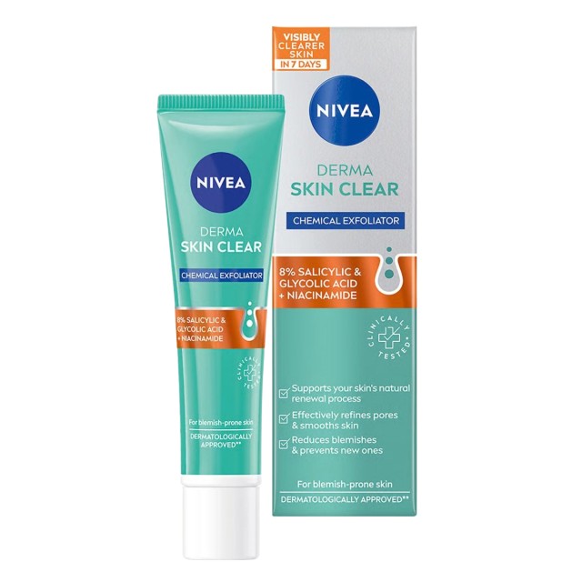 Nivea Derma Skin Clear Night Exfoliator Νυχτερινό Απολεπιστικό Προσώπο &hellip;