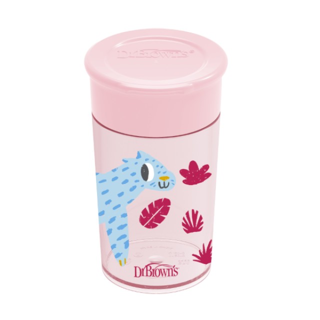 Dr. Brown’s Cheers 360° Κύπελλο για 9m+ Ροζ για Κορίτσι 300ml [TC01093 …