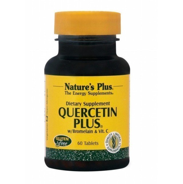 NATURES PLUS QUERCETIN PLUS W/ VIT C/BROMELAIN TAB 60
