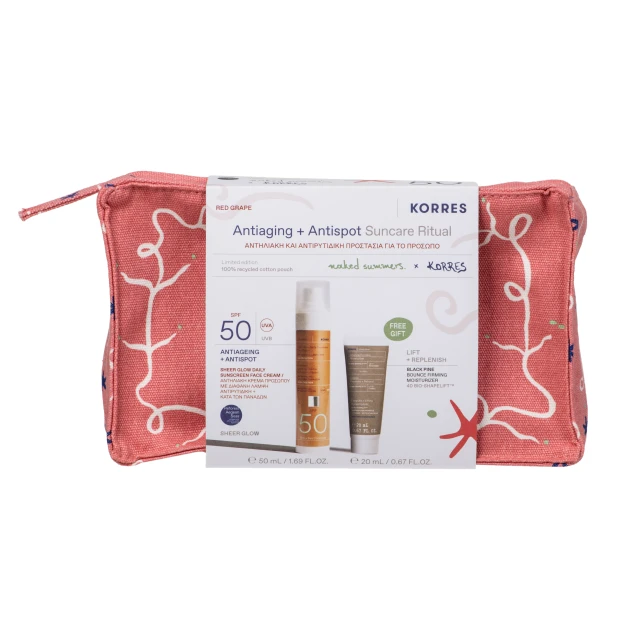 Korres PROMO Red Grape Sheer Glow SPF50 Red Grape Sunscreen … Korres PROMO Red Grape Sheer Glow SPF50 Red Grape Sunscreen …