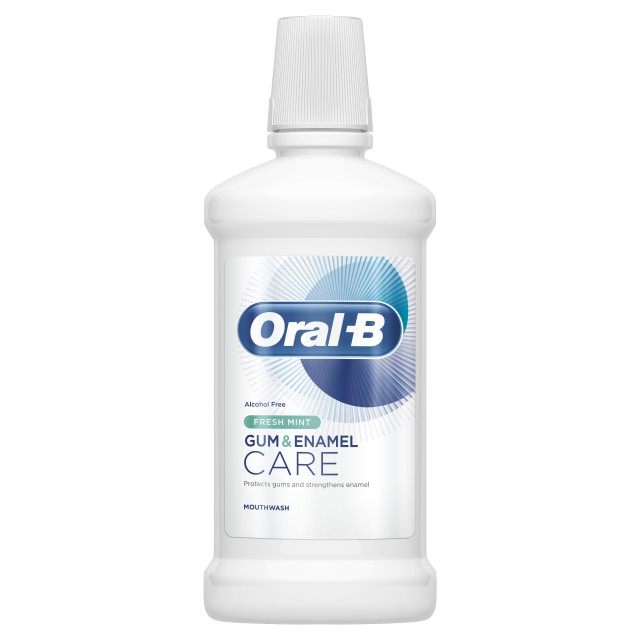 Oral B Gum & Enamel Care Στοματικό Διάλυμα με Γεύση Δροσερή Μέντα 500ml