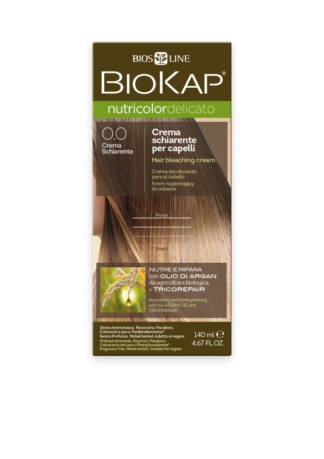 Biokap Nutricolor Delicato No0.0 Hair Bleaching Cream Ξανθιστική Κρέμα …