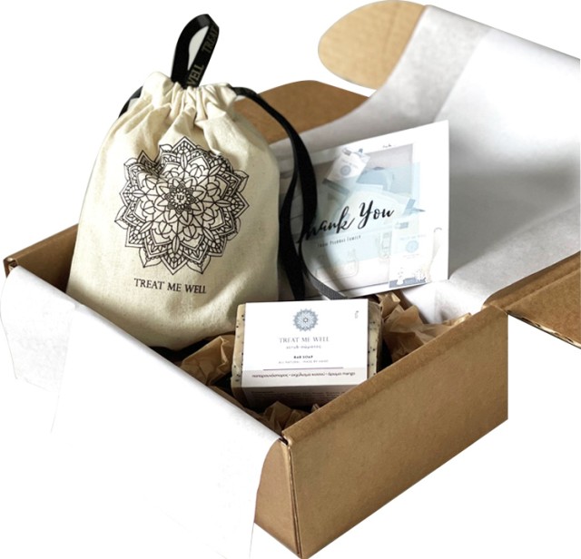 Treat Me Well Scrub Box Bar Soap Μπάρα Σαπουνιού για Peeling Προσώπου &hellip;