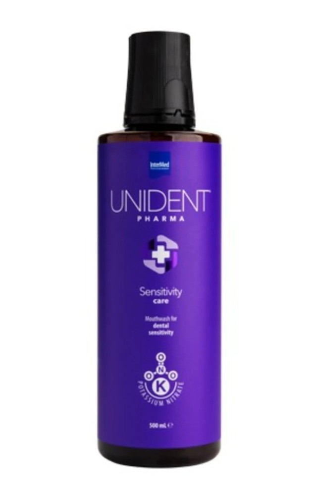 Intermed Unident Pharma Sensitivity Care Mouthwash Στοματικό Διάλυμα για την Οδοντική Ευαισθησία 500ml Intermed Unident Pharma Sensitivity Care Mouthwash Στοματικό Διάλυμα γ …