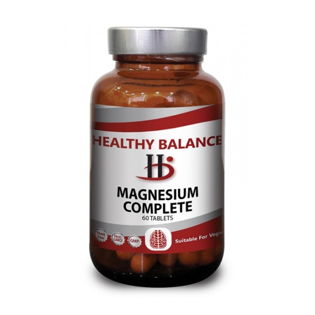Healthy Balance Magnesium Complete Συμπλήρωμα Διατροφής με Μαγνήσιο 60 Ταμπλέτες