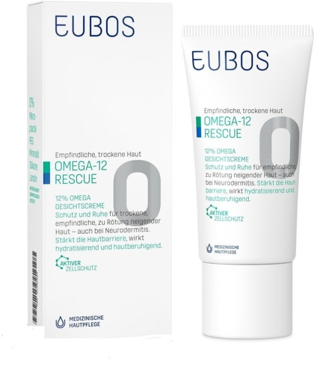 Eubos Omega 12 Rescue Defensil Face Cream Καταπραϋντική Ενυδατική Κρέμ …