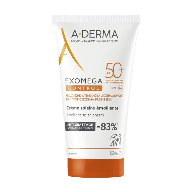 A-Derma Exomega Control SPF50+ Anti Scratching Emollient Solar Cream Α … A-Derma Exomega Control SPF50+ Anti Scratching Emollient Solar Cream Α …
