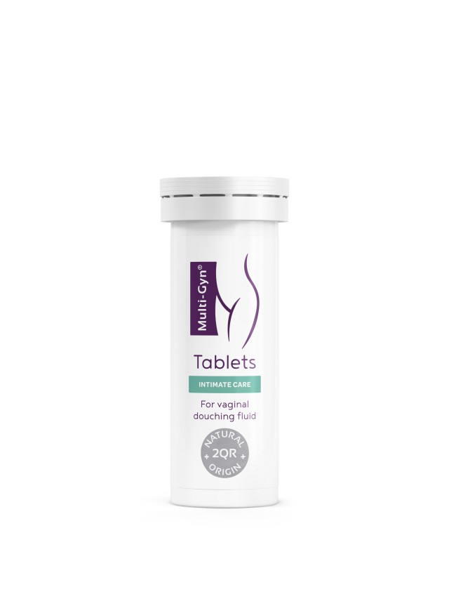 Bioclin Multi Gyn Tablets for Vaginal Douche Αναβράζοντα Δισκία για Κολπικές Πλύσεις Κατάλληλα για τη Συσκευή Πουάρ 10 Τεμάχια