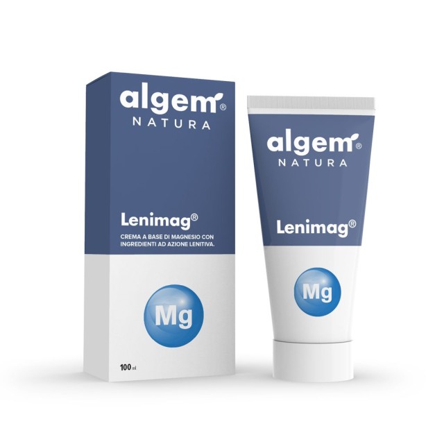 Algem Natura Lenimag Cream MG Κρέμα Μαγνησίου Υψηλής Διαδερμικής Απορρόφησης Κατά των Μυϊκών Πόνων 100ml