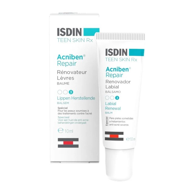 Isdin Acniben Repair Lip Balm Βάλσαμο Χειλιών, 10ml Isdin Acniben Repair Lip Balm Βάλσαμο Χειλιών, 10ml