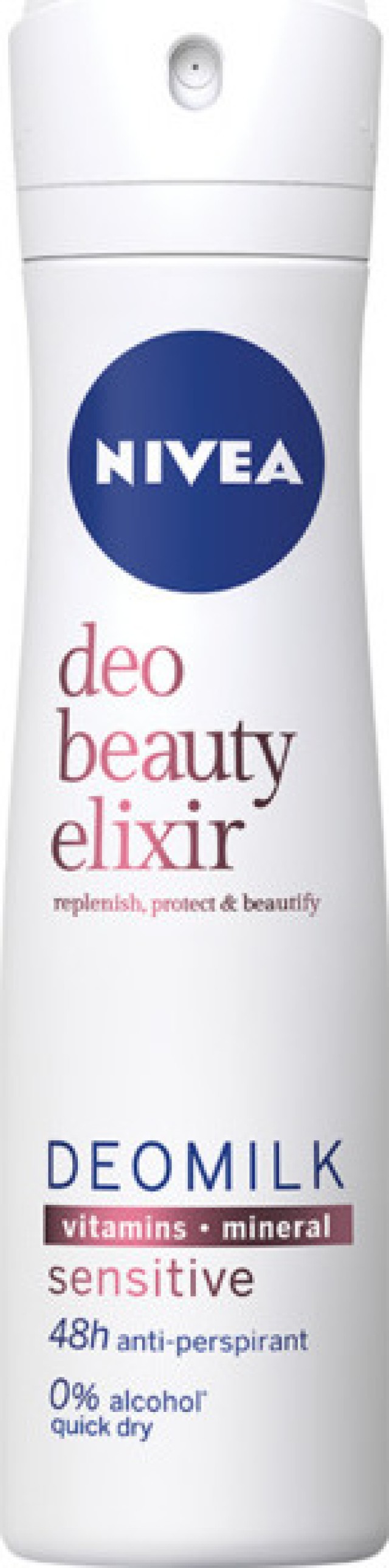 Nivea Deo Beauty Elixir Deomilk Sensitive Γυναικείο Αποσμητικό Spray 48ωρης Προστασίας 150ml