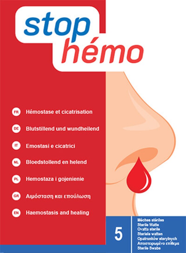 Stop Hemo Αποστειρωμένα Αιμοστατικά Επιθέματα 5 Τεμάχια