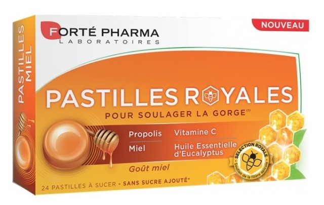 Forte Pharma Pastilles Royales Μέλι, 24 Τεμάχια