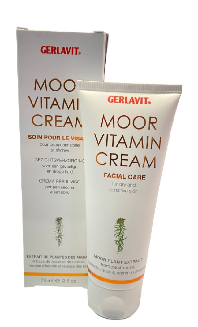 Gerlavit Moor Vitamin Cream Βιταμινούχος Κρέμα Προσώπου για Ξηρές & Ευαίσθητες Επιδερμίδες 75ml