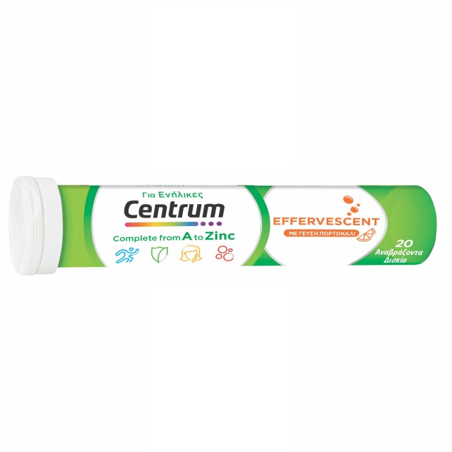 Centrum A To Zinc Effervescent, Πολυβιταμίνη για τη Διατροφική Υποστήρ &hellip;