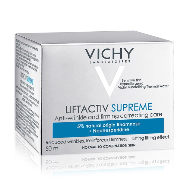 Vichy Liftactiv Supreme Cream Αντιρυτιδική Κρέμα Ημέρας για Κανονικές - Μικτές Επιδερμίδες 50ml