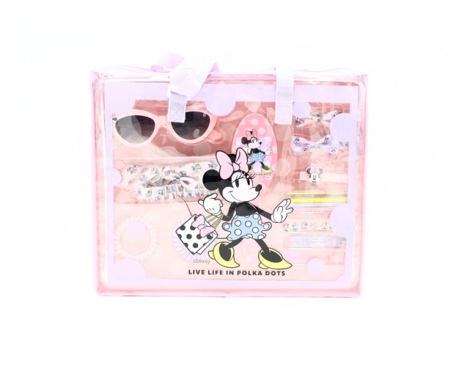Disney Minnie Mouse Σετ Δώρου Μαλλιών Big Bag Polka, 13τεμαχια Disney Minnie Mouse Σετ Δώρου Μαλλιών Big Bag Polka, 13τεμαχια