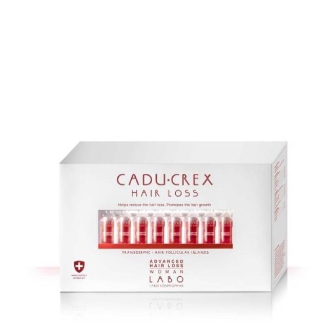 Labo Caducrex Advanced Woman 40 Αμπούλες (Αγωγή Για Γυναίκες Με Προχωρημένη Τριχόπτωση)