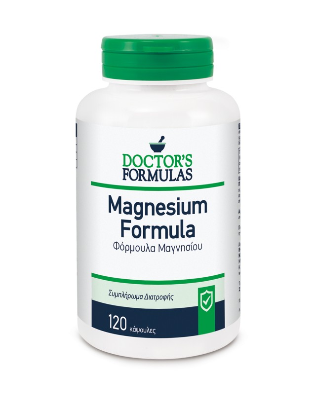 Doctors Formulas Magnesium Συμπλήρωμα Διατροφής με Μαγνήσιο 120 Κάψουλ …