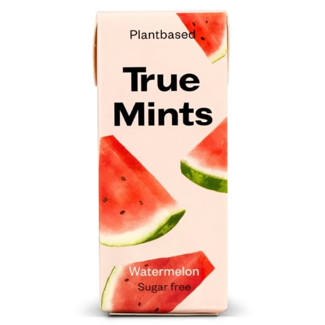 True Mints Watermelon Sugar Free Φυσικές Παστίλιες με Γεύση Καρπούζι Χ …