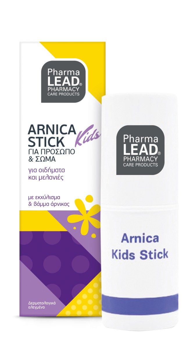 PharmaLead Arnica Kids for Swellings & Bruises Παιδικό Stick για Ανακούφιση από Μώλωπες - Οιδήματα 15gr