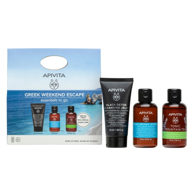Apivita PROMO Black Detox Cleansing Jelly Μαύρο Τζελ Καθαρισμού - Προσ &hellip;