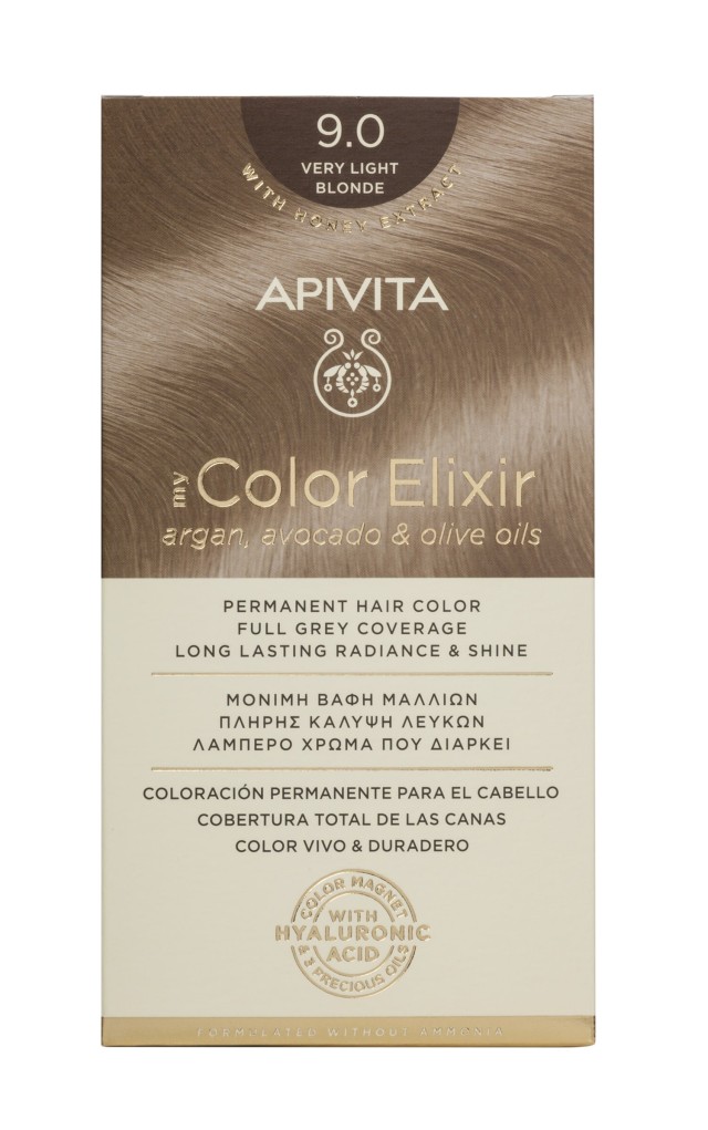 Apivita My Color Elixir No9.0 Ξανθό Πολύ Ανοιχτό Κρέμα Βαφή Σε Σωληνάρ …